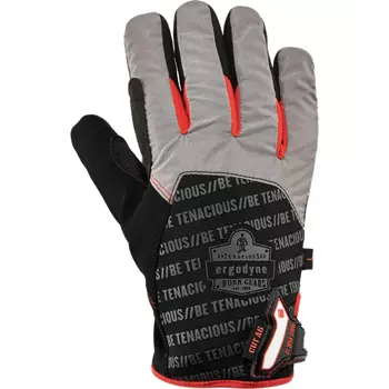 Ergodyne 814CR6 cut protection gloves, Black/Grey