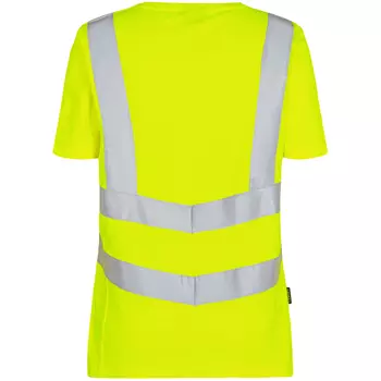 Engel Safety dame T-shirt, Hi-Vis Gul