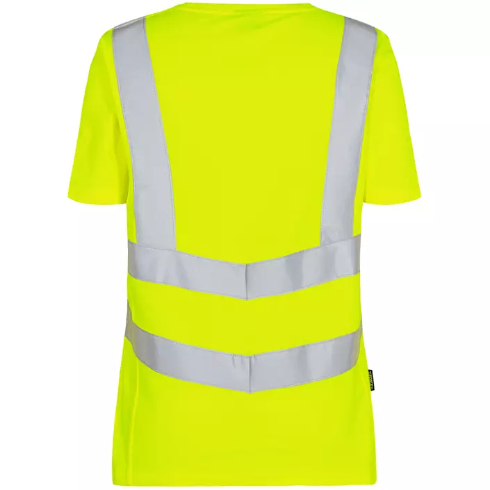 Engel Safety dame T-shirt, Hi-Vis Gul, large image number 1
