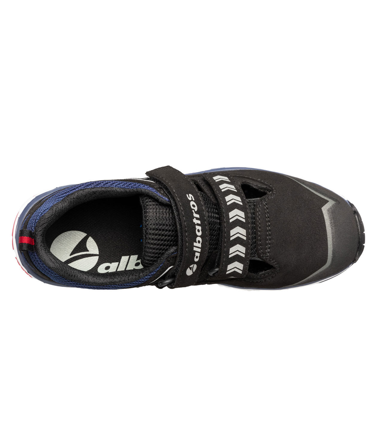 Albatros Jetstream Impulse Low sikkerhedssandaler S1, Sort/Bl&aring;, large image number 2