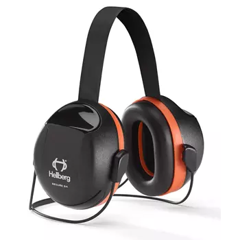 Hellberg Secure 3 høreværn med nakkebøjle, Sort/Rød