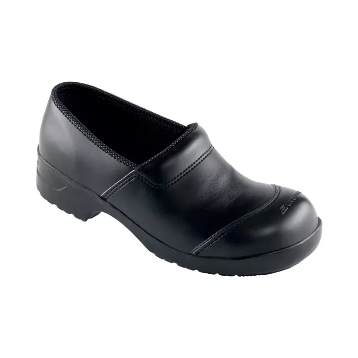Euro-Dan Flex safety clogs with heel cover S3, Black, large image number 0