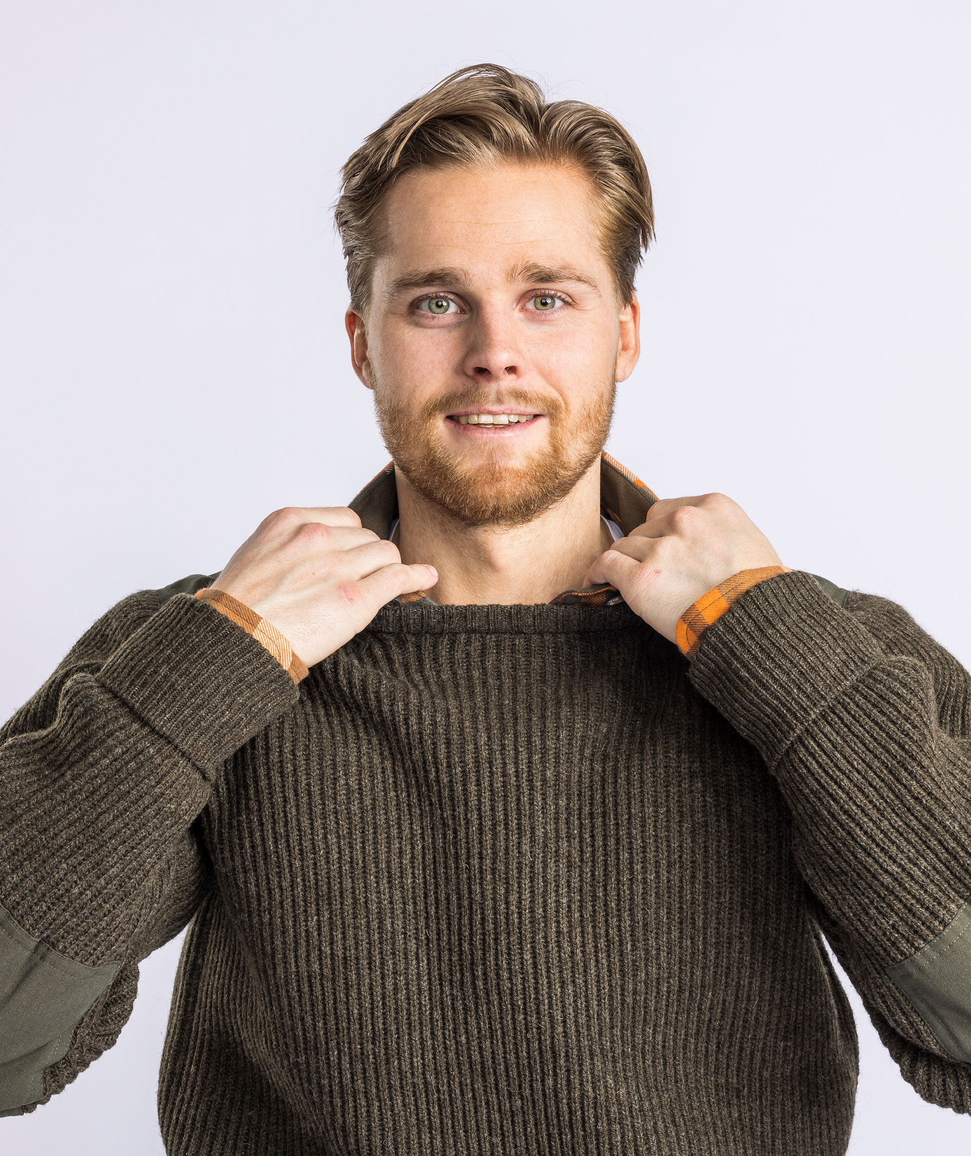 Pinewood Lappland Rough striktr&oslash;je, Mossgreen melange, large image number 4