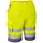 Portwest work shorts, Hi-vis Yellow/Grey, Hi-vis Yellow/Grey, swatch