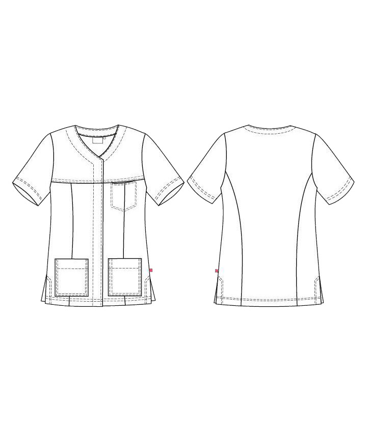 Segers stretch Damen-Tunika, Grau, Grau, large image number 4