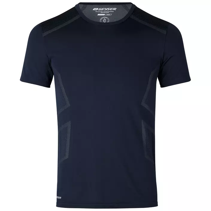 GEYSER sømløs T-skjorte, Navy, large image number 0