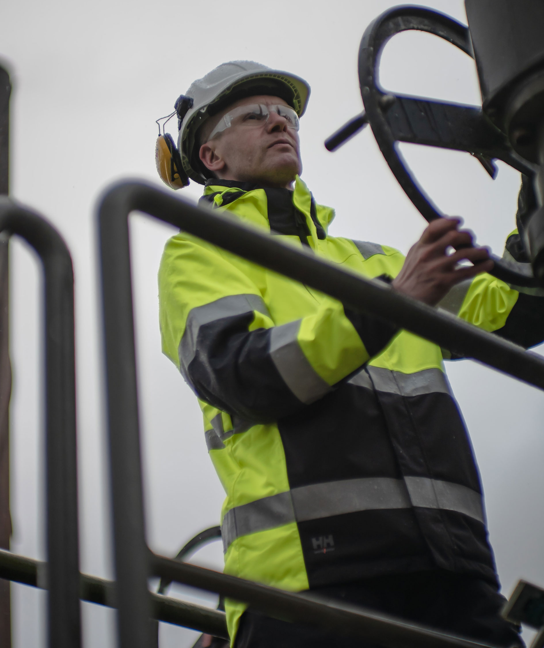 Helly Hansen Alna 2.0 winter jacket, Hi-vis yellow/charcoal, large image number 9