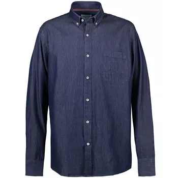 Seven Seas modern fit skjorte denim, Indigoblå