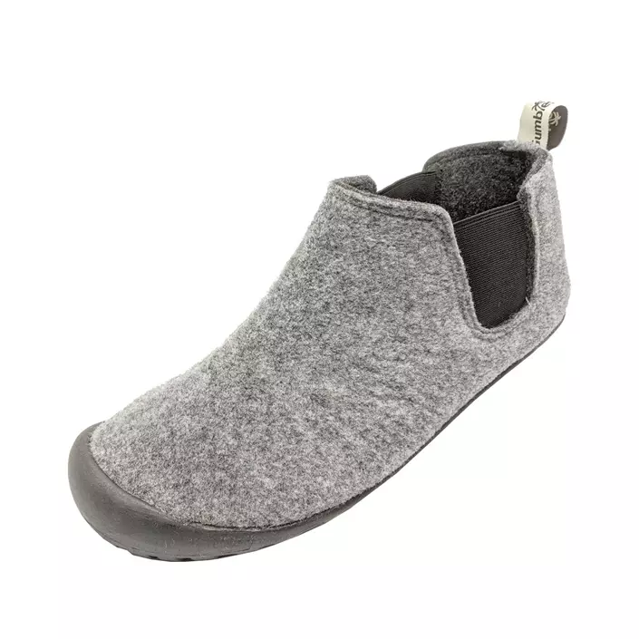 Gumbies Brumby Slipper Boot slippers, Grey/Charcoal, large image number 0