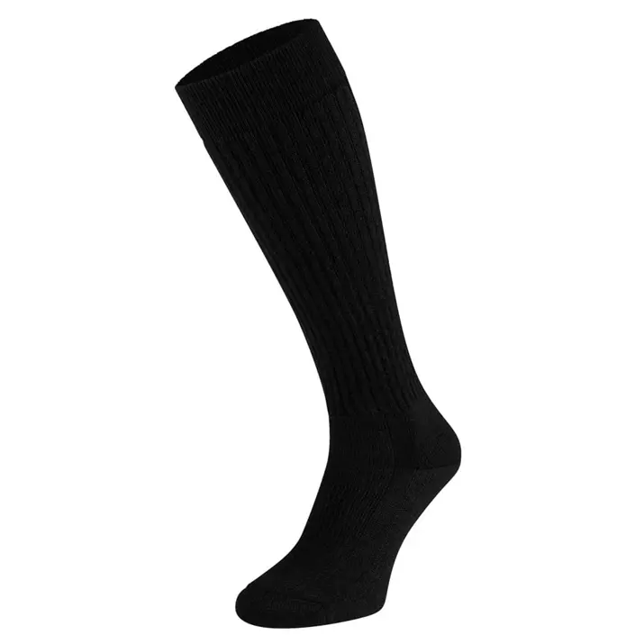 Worik ES28 Merino light knee socks, Black, Black, large image number 0