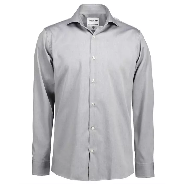 Seven Seas Fine Twill shirt, Silver Grey, large image number 0
