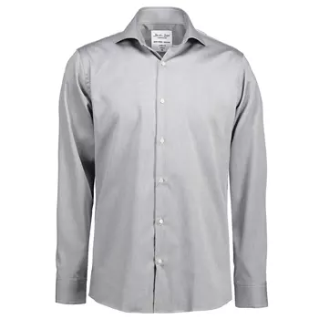 Seven Seas modern fit Fine Twill Hemd, Silver Grey