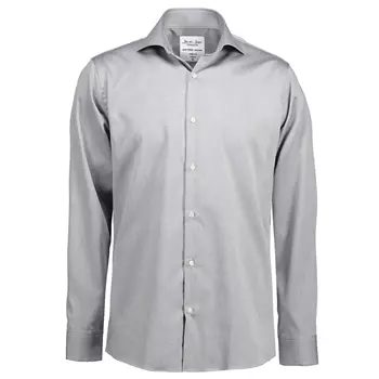 Seven Seas modern fit Fine Twill skjorta, Silver Grey