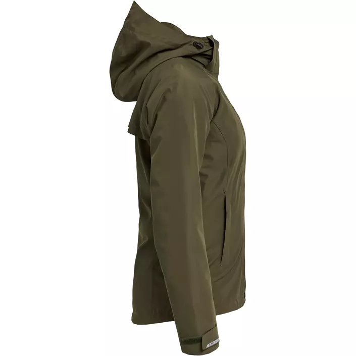 Tenson Westing dame regnjakke, Olivengrøn, large image number 3