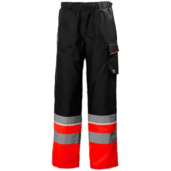 Helly Hansen UC-ME winter trousers, Hi-Vis Red/Ebony