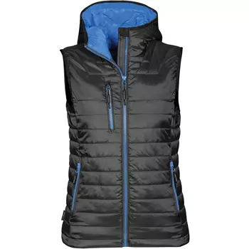 Stormtech Gravity women's vest, Black/grain blue