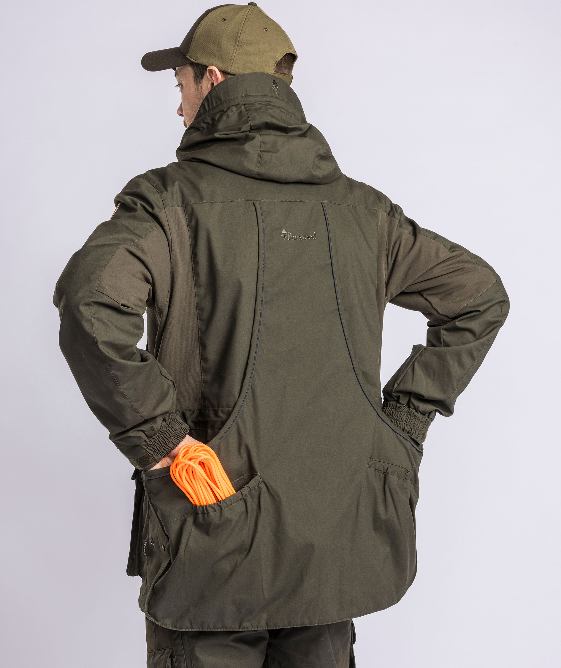 Pinewood Dog Sports Trainer Extreme jakke, Moss green, large image number 8