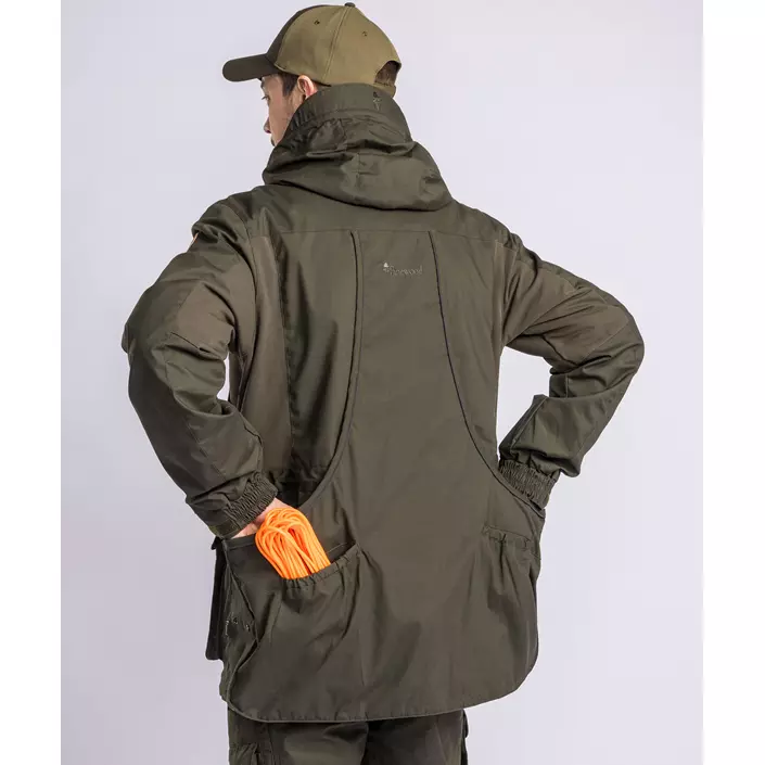 Pinewood Dog Sports Trainer Extreme jakke, Moss green, large image number 8