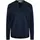Eterna Satin Loose fit Damenhemd, Navy, Navy, swatch