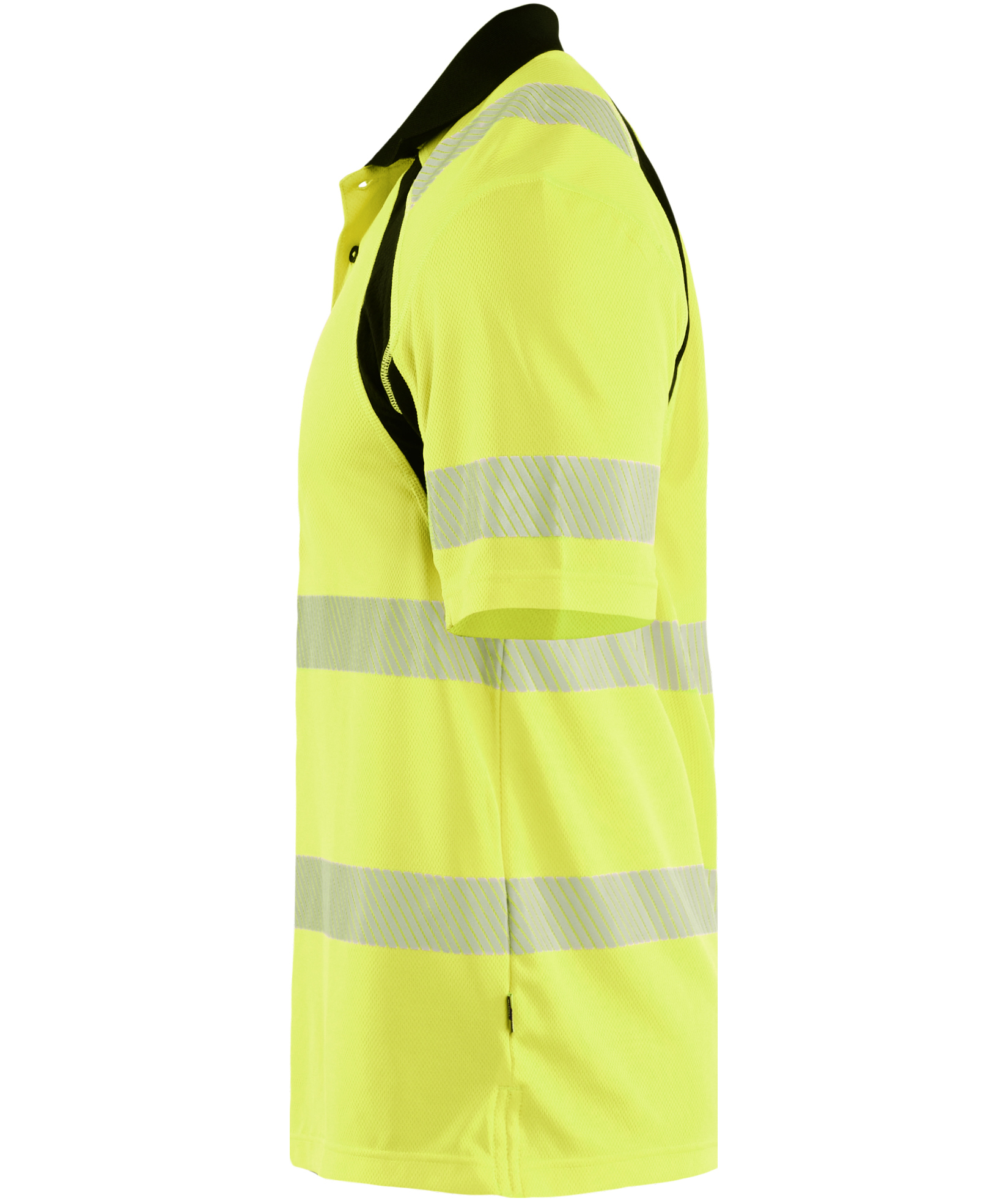 Bl&aring;kl&auml;der polo T-shirt, Hi-vis Gul/Sort, large image number 4