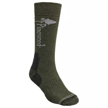 Pinewood Melange function socks, Olive melane