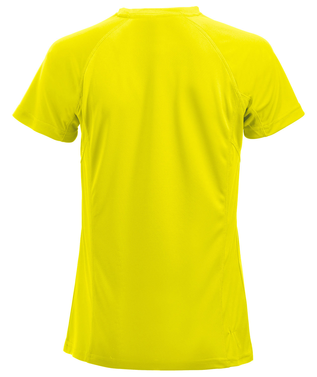 Clique Active Damen T-Shirt, Hi-Vis Gelb, large image number 2