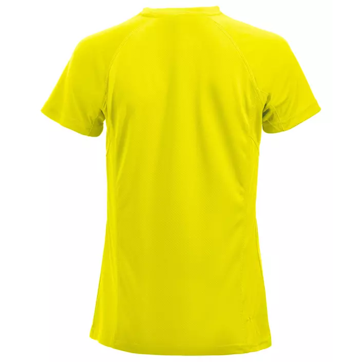 Clique Active dame T-shirt, Hi-Vis Gul, large image number 2