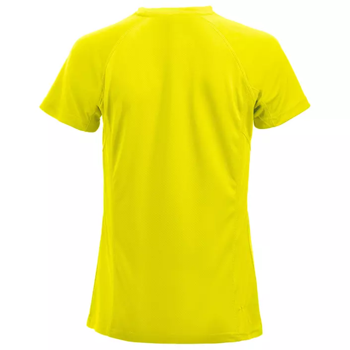Clique Active T-shirt dam, Varsel Gul, large image number 2