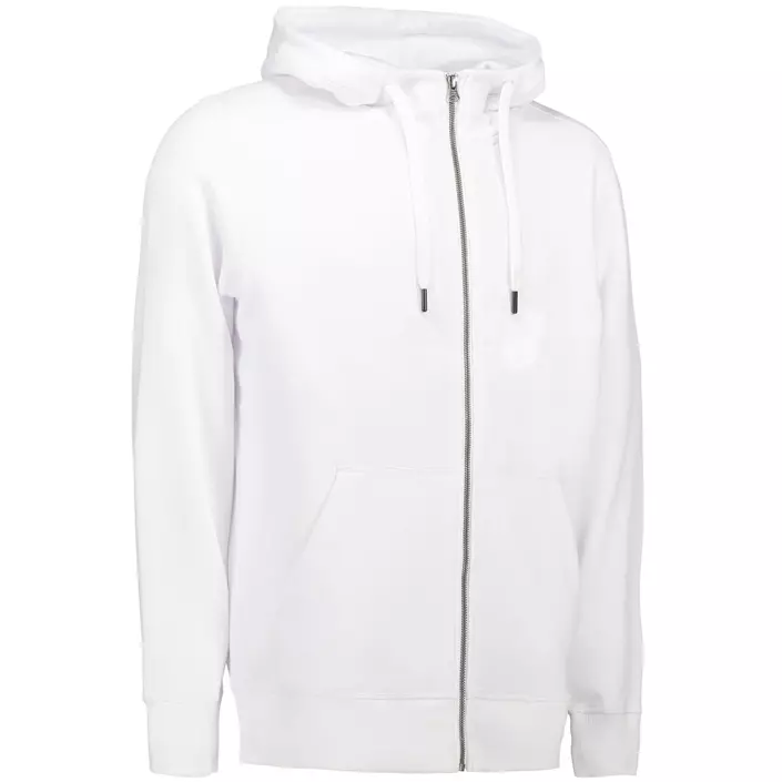 ID hoodie with zipper, White, large image number 3