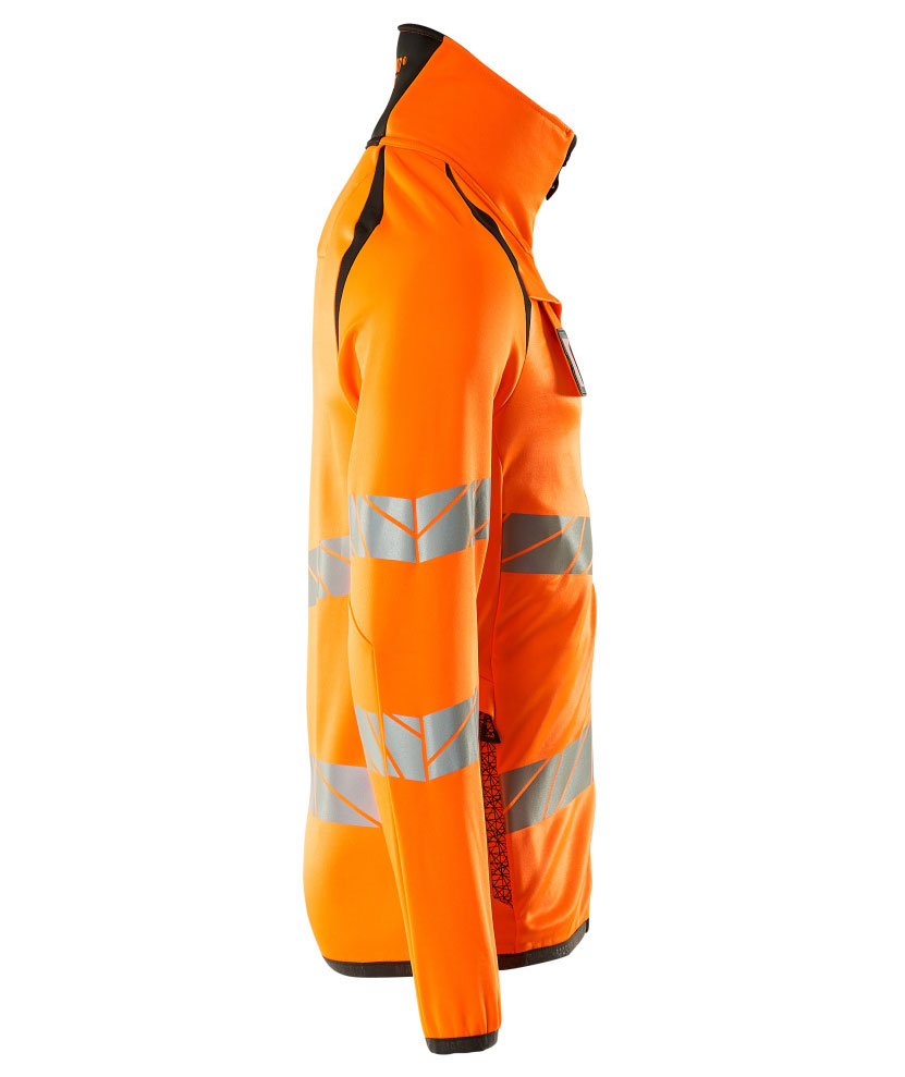 Mascot Accelerate Safe fleecejakke, Oransje/M&oslash;rk antrasitt, large image number 2