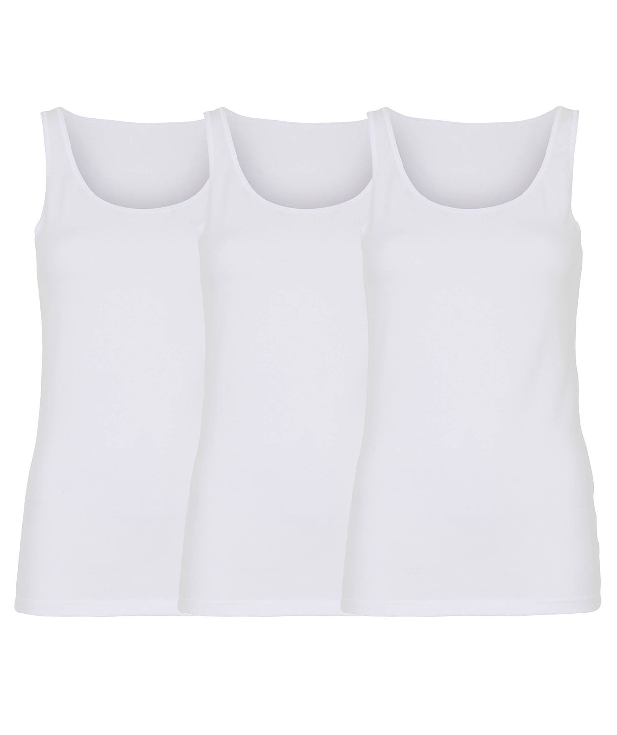 Decoy 3-pack women's singlet, White, large image number 4
