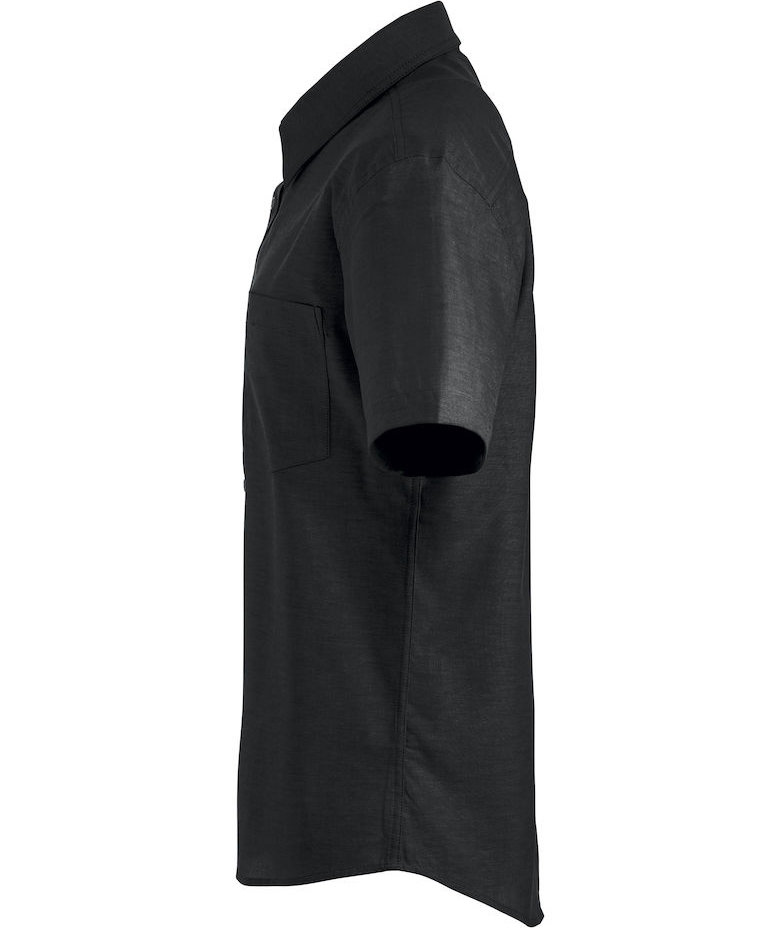 Clique Cambridge short-sleeved shirt, Black, large image number 5