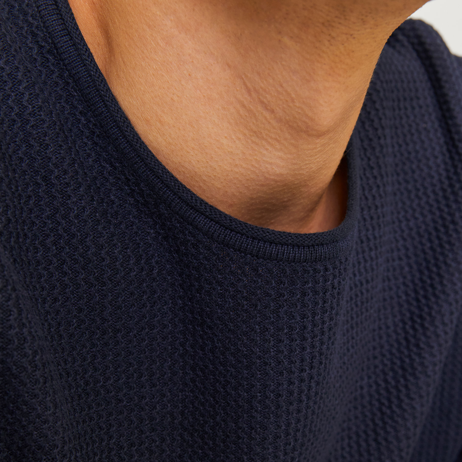 Jack & Jones JJECOOPER knitted pullover, Mood Indigo, large image number 3