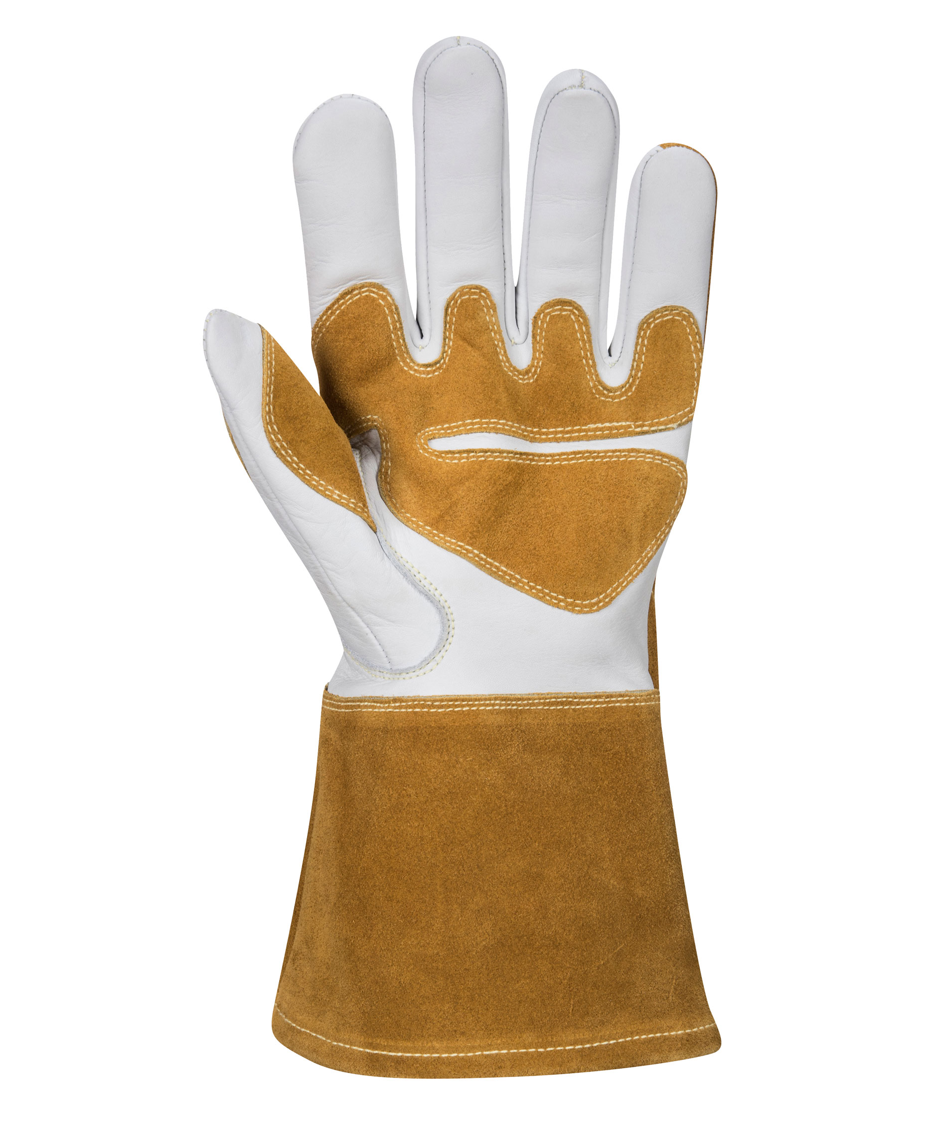 Portwest A540 Ultra welder gloves with fleece lining, Brown, large image number 2