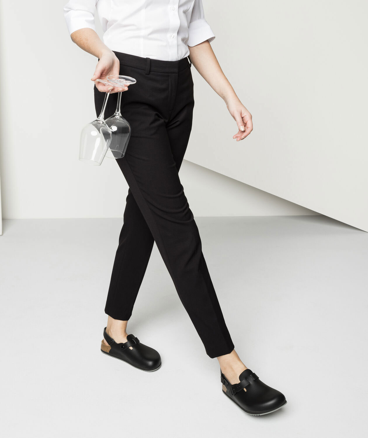 Birkenstock Tokio Supergrip Narrow Fit sandaler, Svart