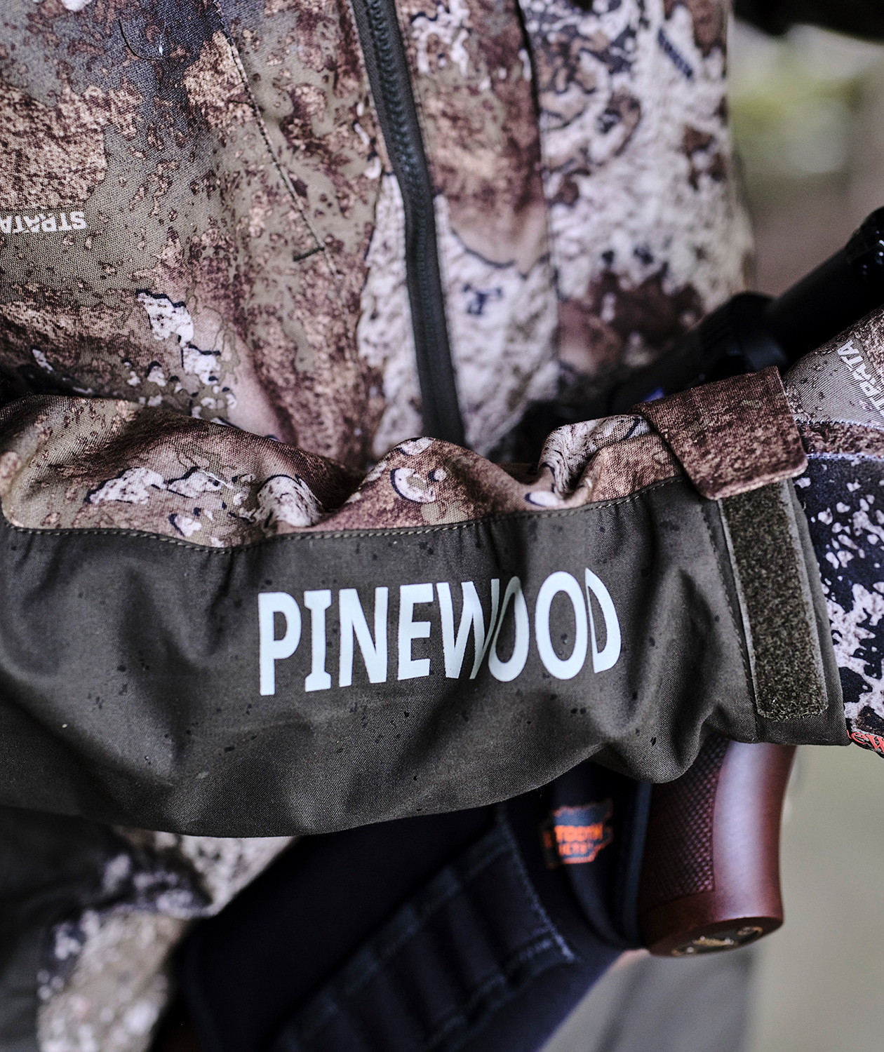 Pinewood Furudal Tracking Camou jakke, Strata/Mossgr&oslash;n, large image number 5