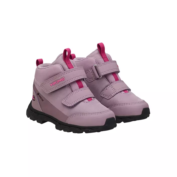 Viking Ask Mid F GTX boots for kids, Dusty Pink/Magenta, large image number 2