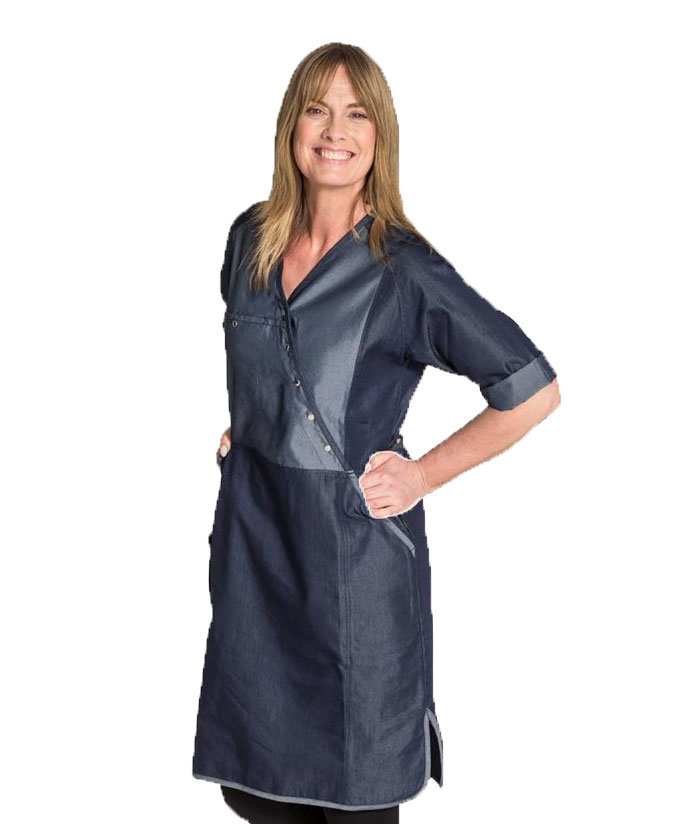 Hejco Leonora dress, Denim blue, large image number 1