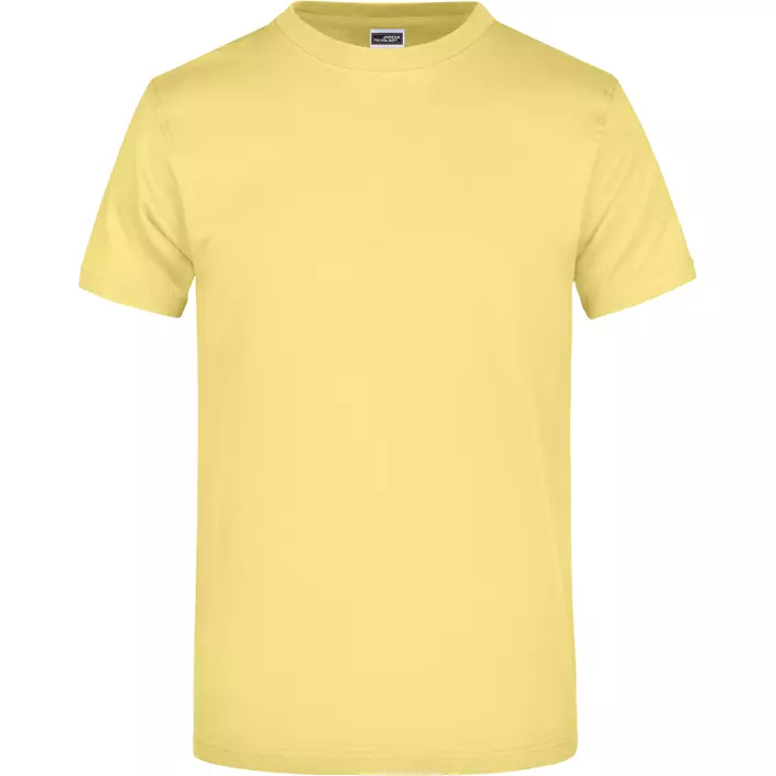 James & Nicholson T-shirt Round-T Heavy, Light-yellow, large image number 0