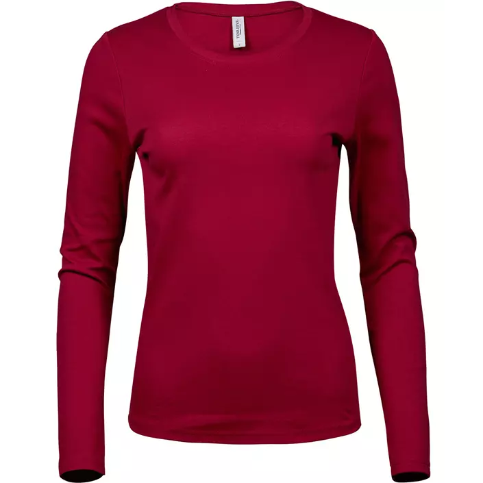 Tee Jays Interlock Langärmliges Damen Sweatshirt, Deep Red, large image number 0
