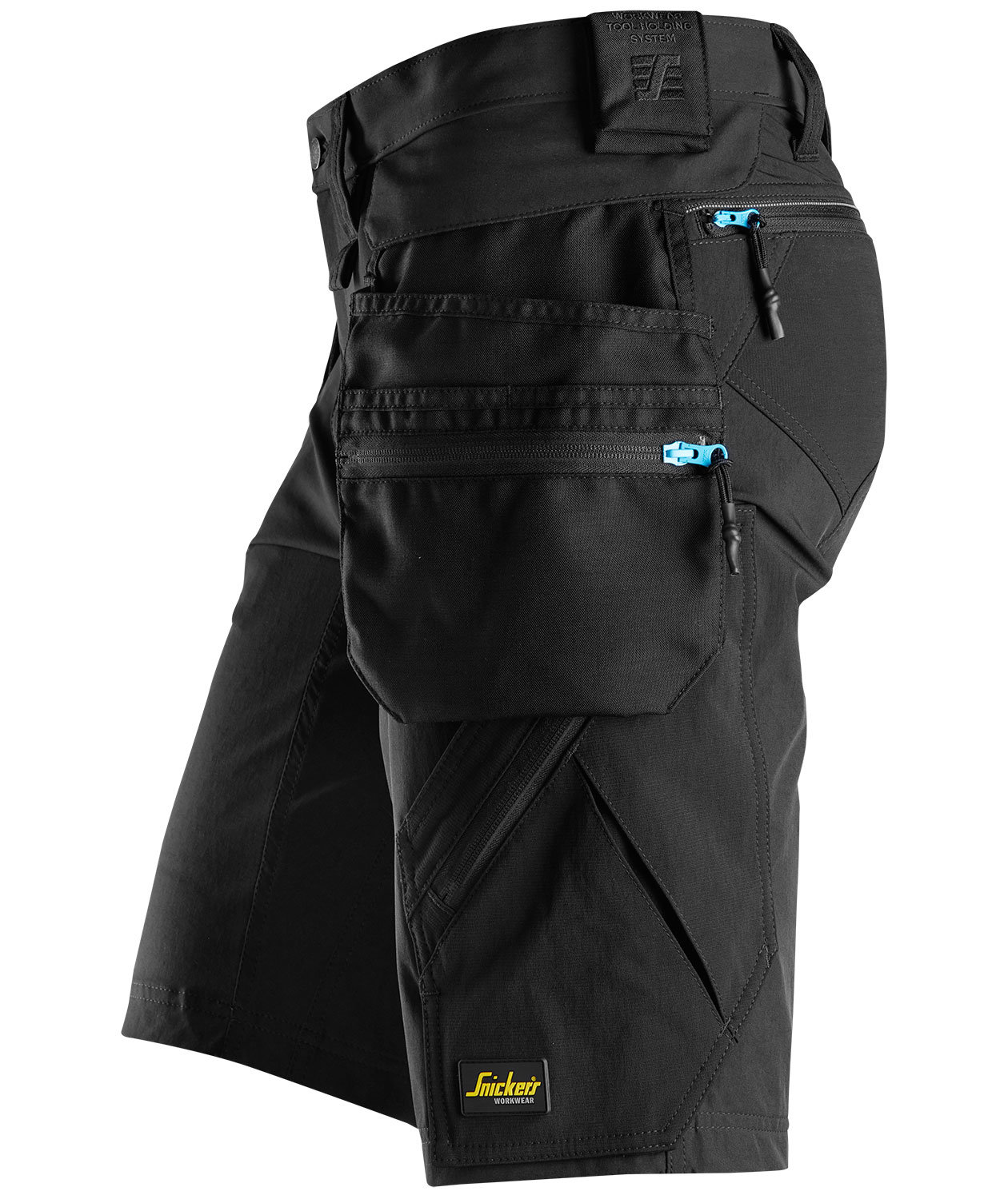 Snickers LiteWork craftsman trousers 6108 full stretch, Black, large image number 2