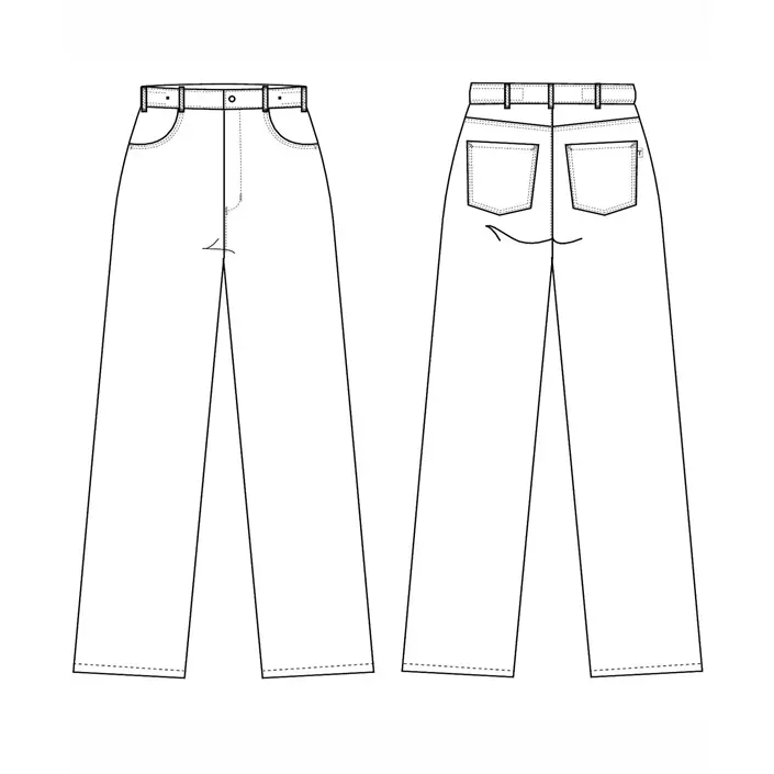 Kentaur unisex jeans, Grå, large image number 1