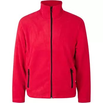 ID microfleece jakke, Rød