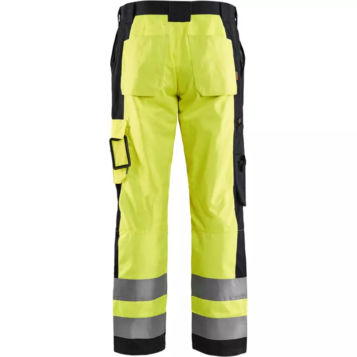 Blåkläder service trousers, Hi-vis Yellow/Black, large image number 2