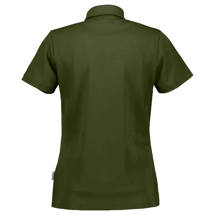Pitch Stone Tech Wool dame polo T-shirt, Olive, large image number 1