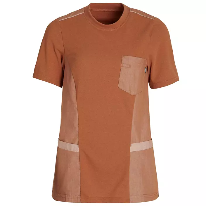 Kentaur dame pique T-skjorte, Oransje Melange, large image number 0