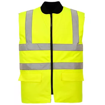 Portwest reversible vest, Hi-Vis Yellow