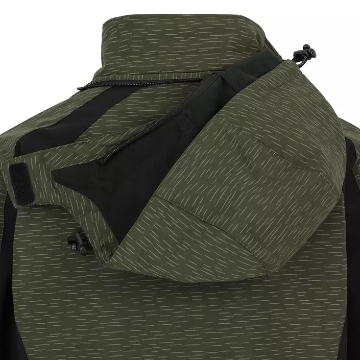 HEROCK Flexor softshelljacka, Reflective Khaki/Black, large image number 6