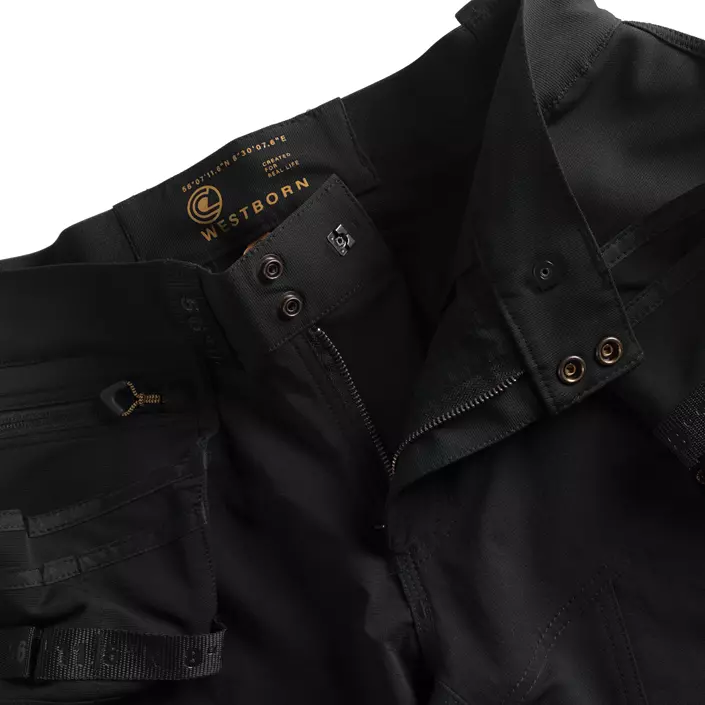 Westborn craftsman shorts full stretch, Black, large image number 6