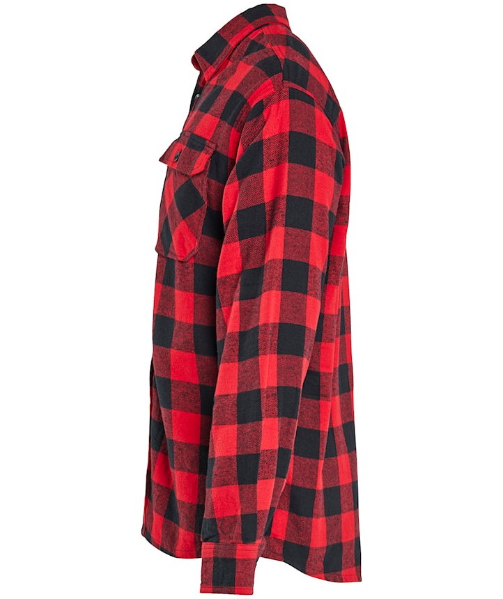 Bl&aring;kl&auml;der Striker flanellskjorta, R&ouml;d/Svart, large image number 3